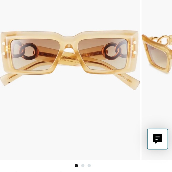 Chic Balmain Silver Sunglasses 53MM